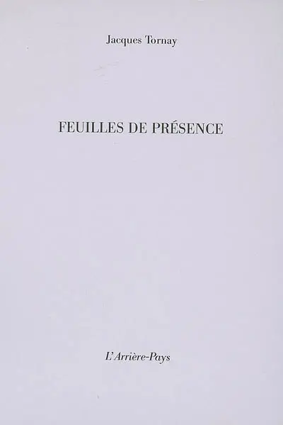 Feuilles de présence
