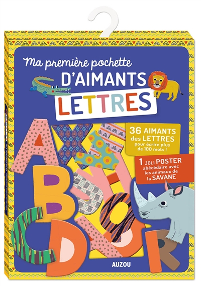 lettres : ma première pochette d'aimants