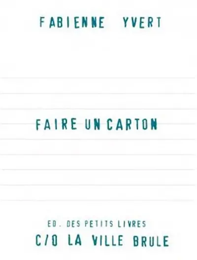 Faire un carton