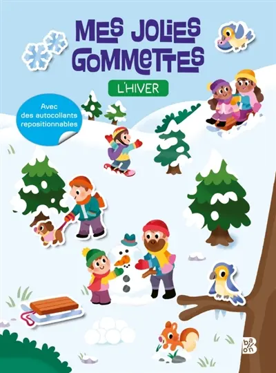 Mes jolies gommettes : L'hiver
