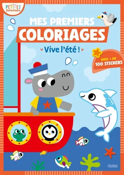 Vive l'été ! : mes premiers coloriages