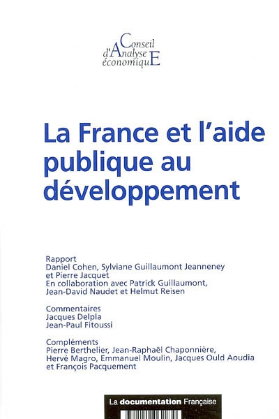 La France et l'aide publique au développement