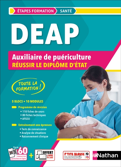 DEAP : réussir le diplôme d'Etat auxiliaire de puériculture