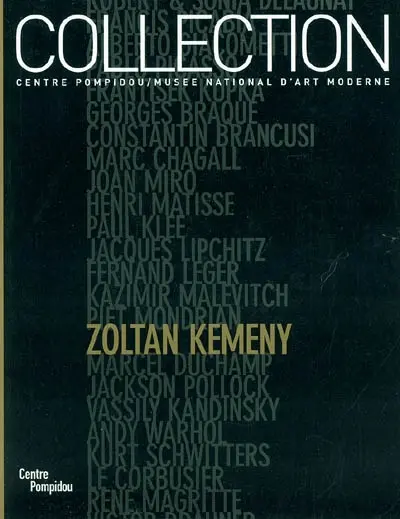 Collections du Musée national d'art moderne. Vol. 2004. Zoltan Kemeny : les donations de Madeleine Kemeny dans les collections du Centre Pompidou, Musée national d'art moderne