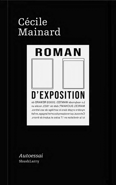 Roman d'exposition : performance under reading conditions : autoessai