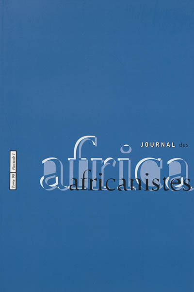 Journal des africanistes, n° 90-1