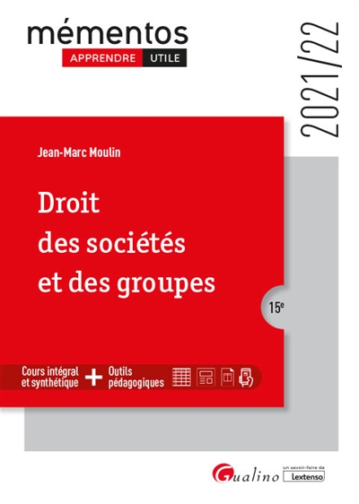 Droit des sociétés et des groupes : 2021-2022