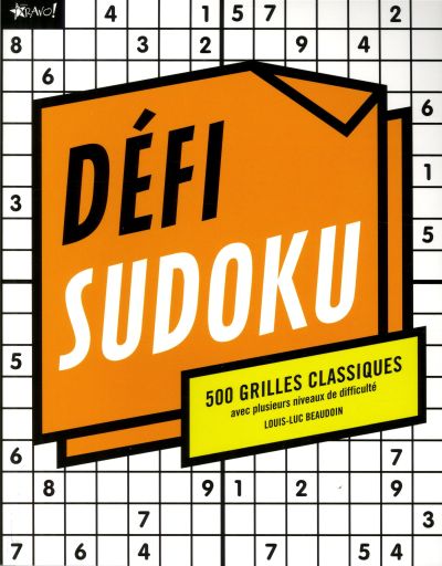 Défi Sudoku : 500 grilles classiques avec plusieurs niveaux de difficulté