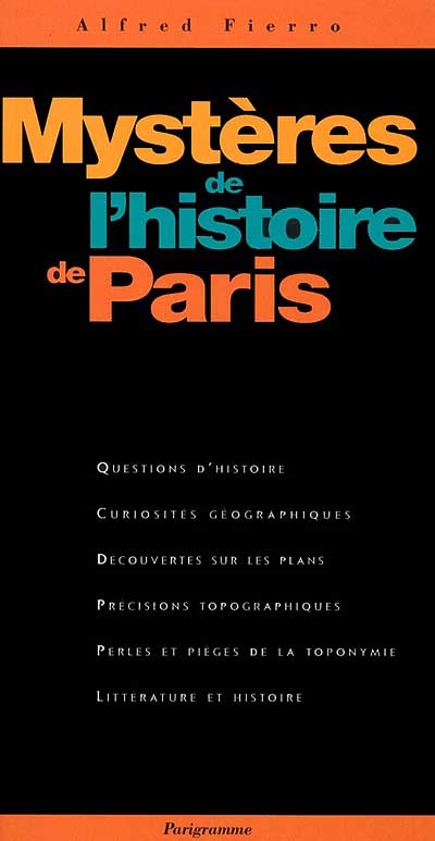 Mystères de l'histoire de Paris