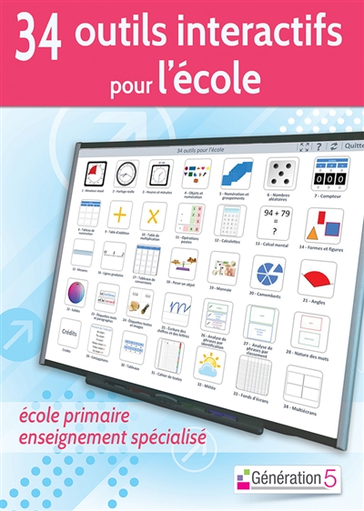 34 outils interactifs pour l'école : école primaire