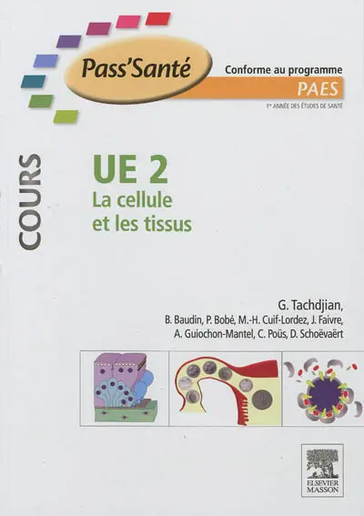 La cellule et les tissus, UE 2 : cours
