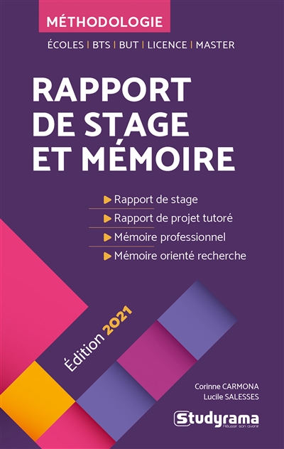 Rapport de stage et mémoire...