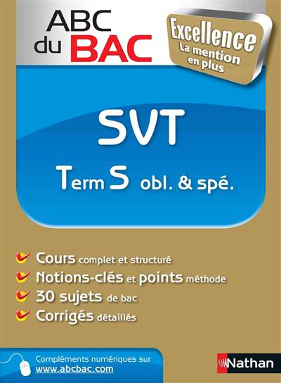 SVT : term S obl. & spé.