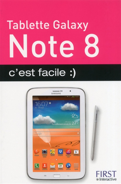 Tablette Galaxy Note 8 : c'est facile