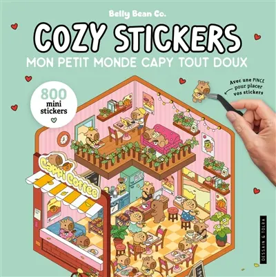 Mon petit monde capy tout doux : cozy stickers : 800 mini stickers