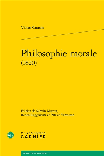 Philosophie morale (1820)