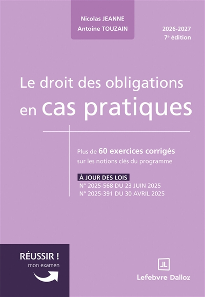 Le droit des obligations en...