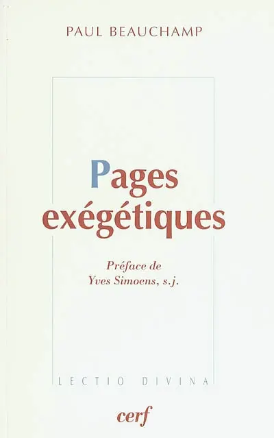 Pages exégétiques