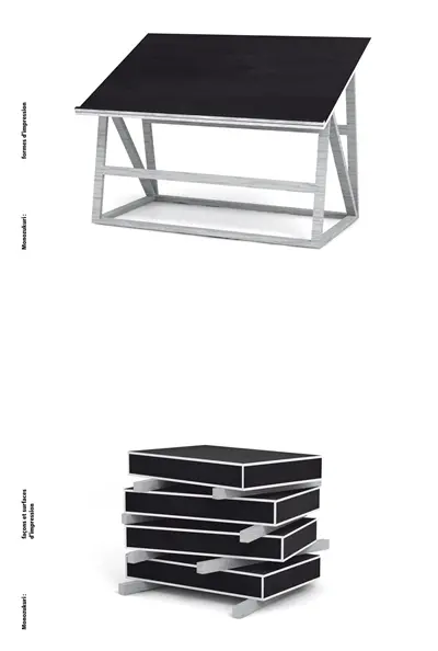 La fille, le fruit, le perroquet et la piqûre à cheval : monozukuri, façons et surfaces d'impression, formes d'impression