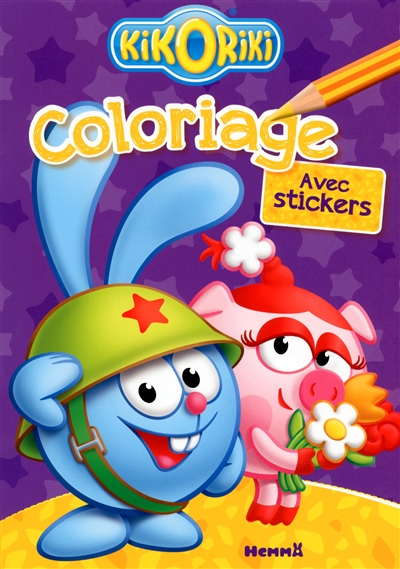Kikoriki : coloriage avec stickers