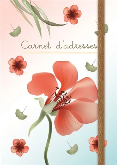 Carnet d'adresses : transparent flowers