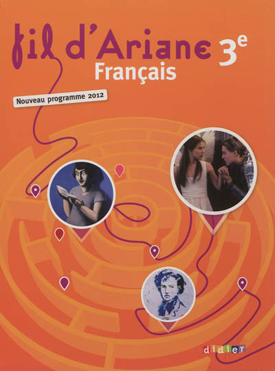 Fil d'Ariane 3e : grand format : nouveau programme 2012, livre unique