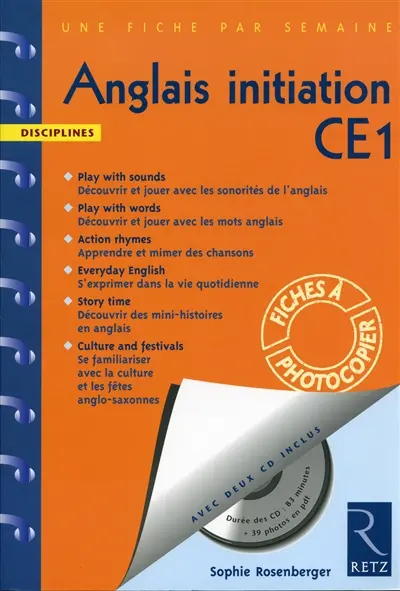 Anglais initiation CE1