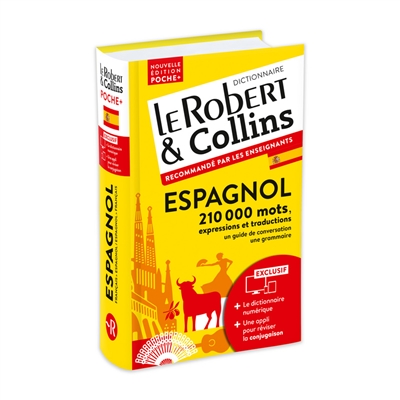 Le Robert & Collins espagnol poche+ : français-espagnol, espagnol-français