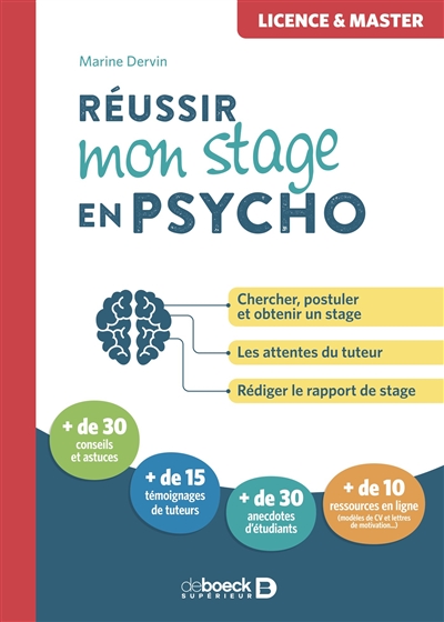 Réussir mon stage en psycho...