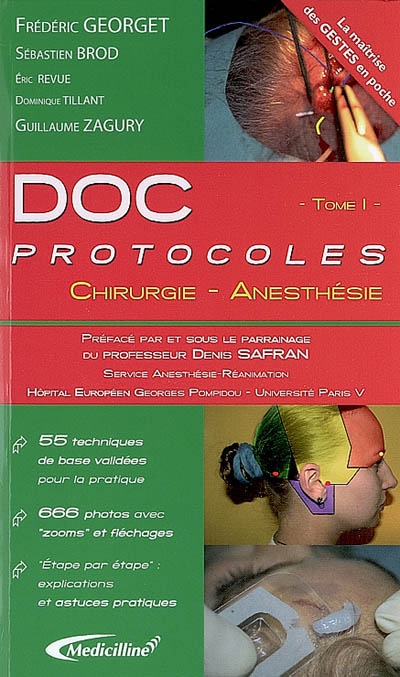 Doc protocoles. Vol. 1. Chirurgie, anesthésie