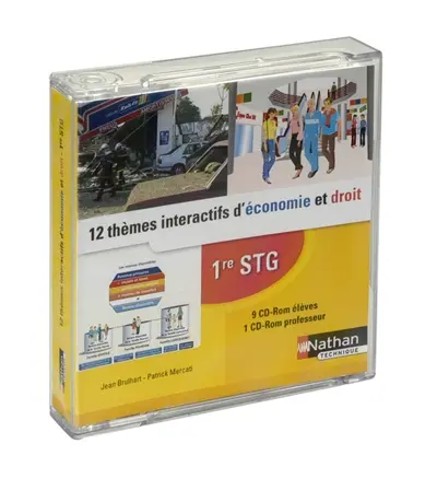 12 thèmes interactifs d'économie et de droit en 1re STG