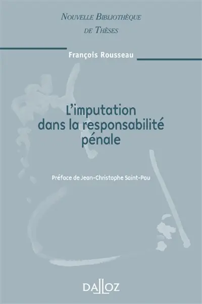 L'imputation dans la responsabilité pénale