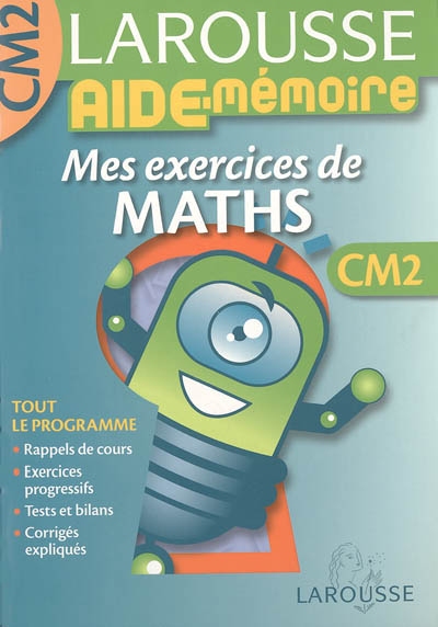 Mes exercices de maths, CM2