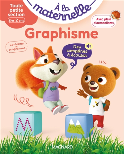 A la maternelle, graphisme, toute petite section, dès 2 ans : conforme au programme