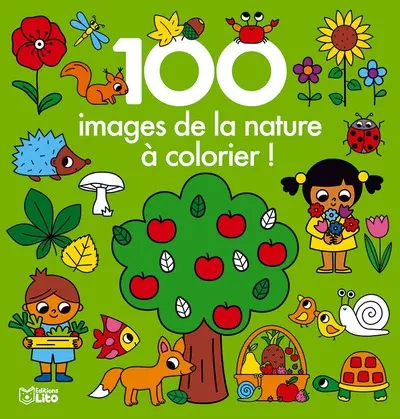 100 images de la nature à colorier !