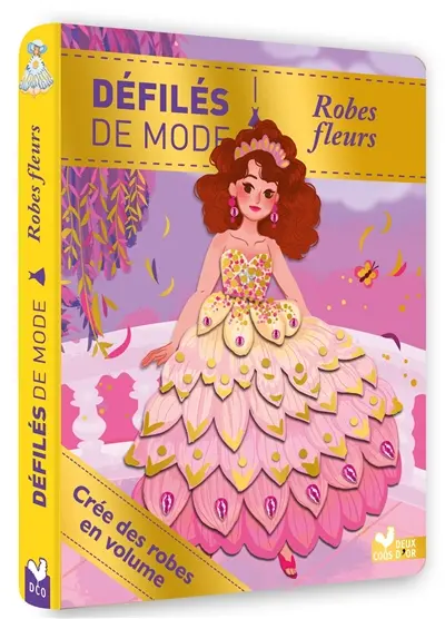 Robes fleurs : pochette avec accessoires