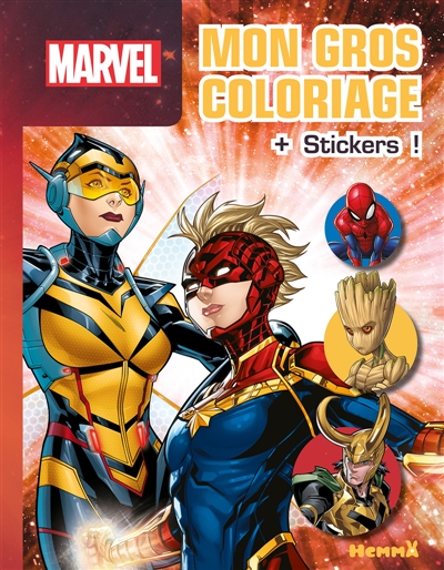 Marvel : Mon gros coloriage...