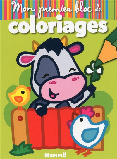Mon premier bloc de coloriages : animaux de la ferme