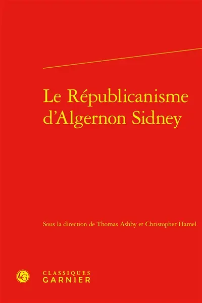 Le républicanisme d'Algernon Sidney