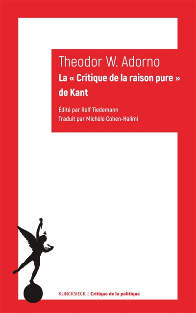 la critique de la raison pure de kant (1959)