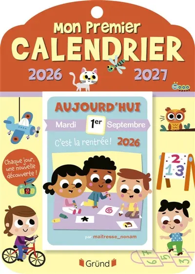 Mon premier calendrier 2026-2027