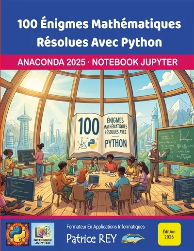 100 énigmes mathématiques résolues avec Python : edition 2026