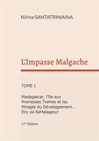 L'Impasse Malgache :...