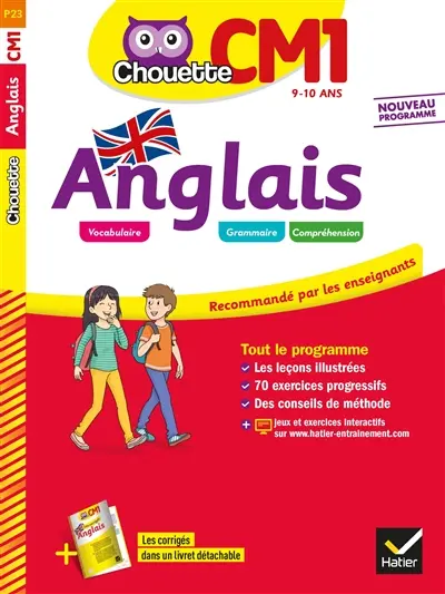 Anglais CM1, 9-10 ans : nouveau programme