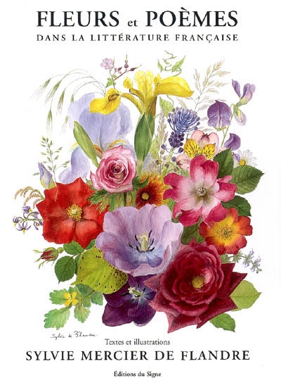 Fleurs et poèmes dans la...