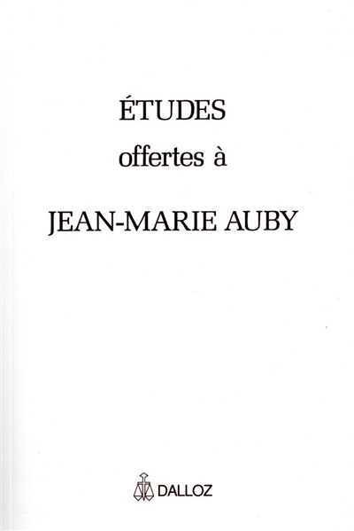 Mélanges offerts à...