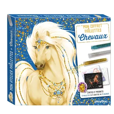 Mon coffret paillettes : chevaux