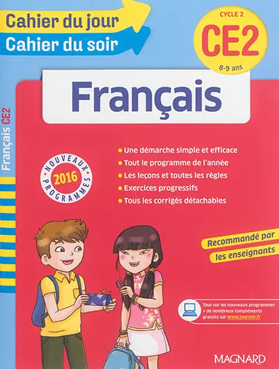 Français CE2, cycle 2, 8-9 ans : nouveaux programmes 2016