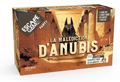 Escape game party : la malédiction d'Anubis