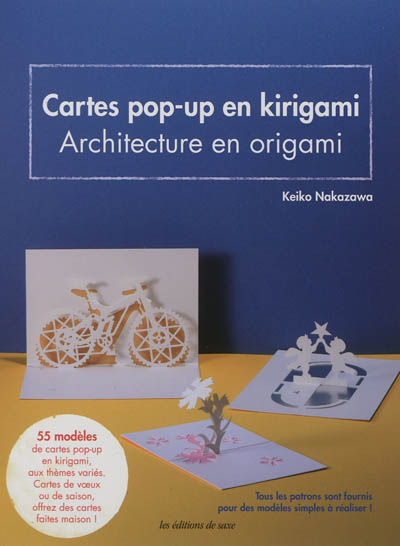 Cartes pop-up en kirigami : architecture en origami